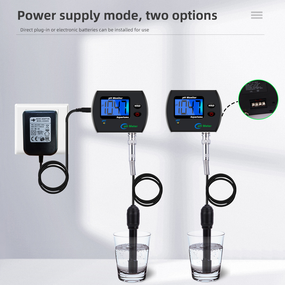 Digital Ph Meter Aquarium Drin - Ph Up Down Solution ulasan dan harga
