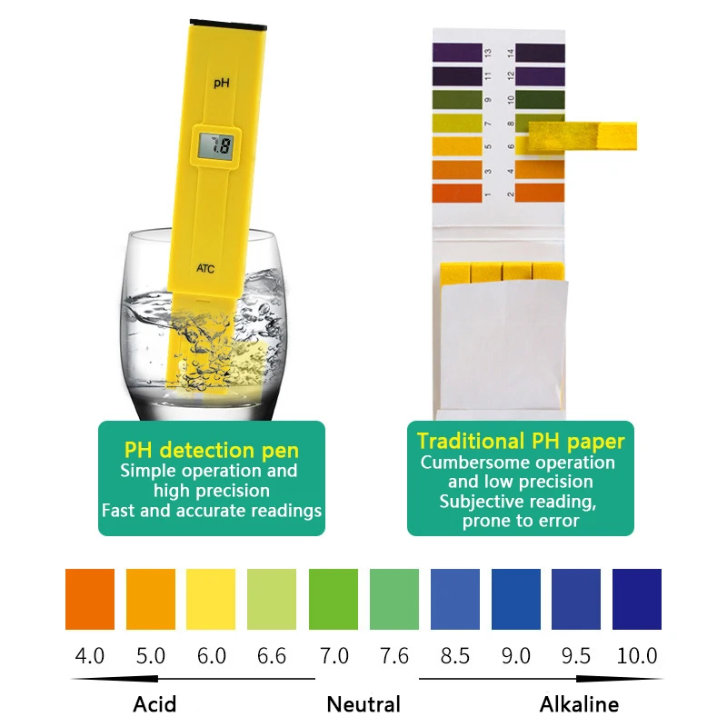PH Meter Digital PH Tester Wat - Ph Up Down Solution ulasan dan harga