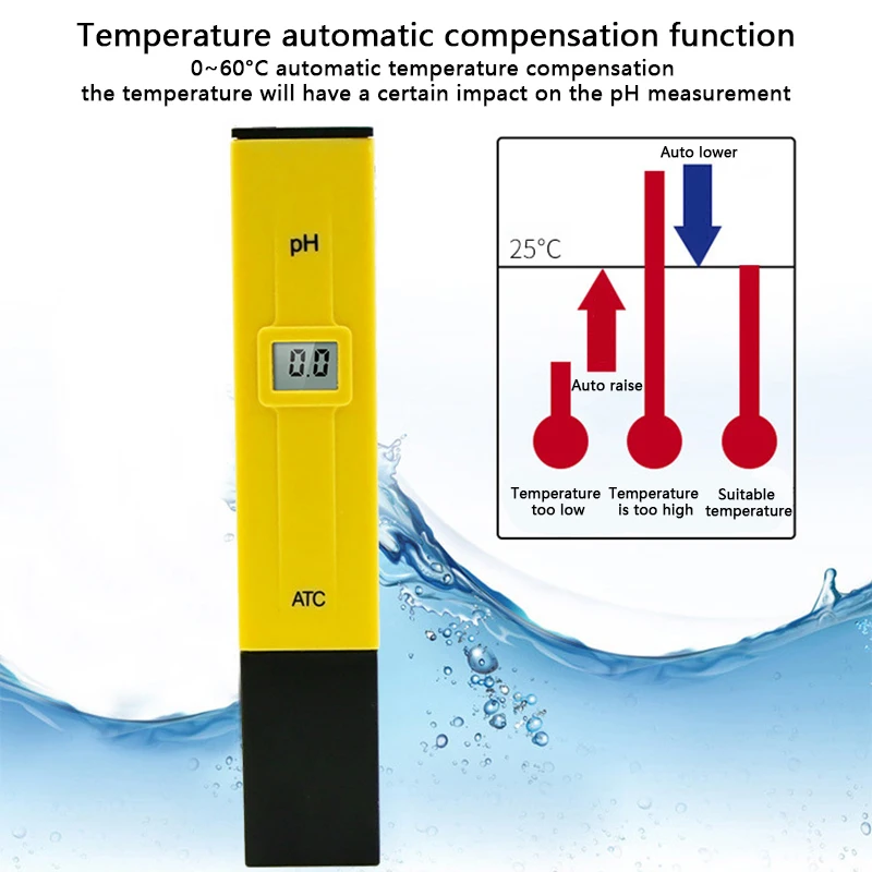 PH Meter Digital PH Tester Wat - Ph Up Down Solution ulasan dan harga