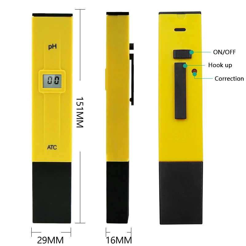 PH Meter Digital PH Tester Wat - Ph Up Down Solution ulasan dan harga