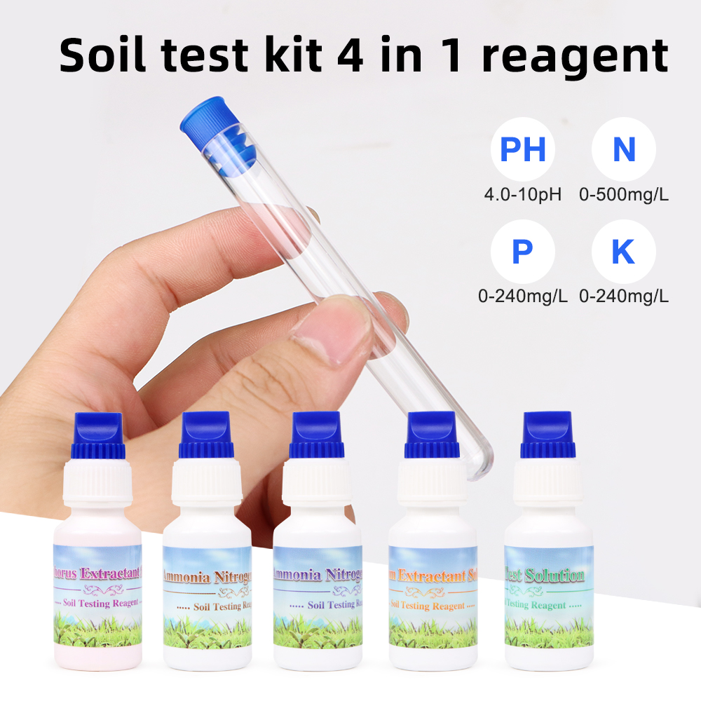 4 in 1 Soil Test Solution Kit  - Ph Up Down Solution ulasan dan harga