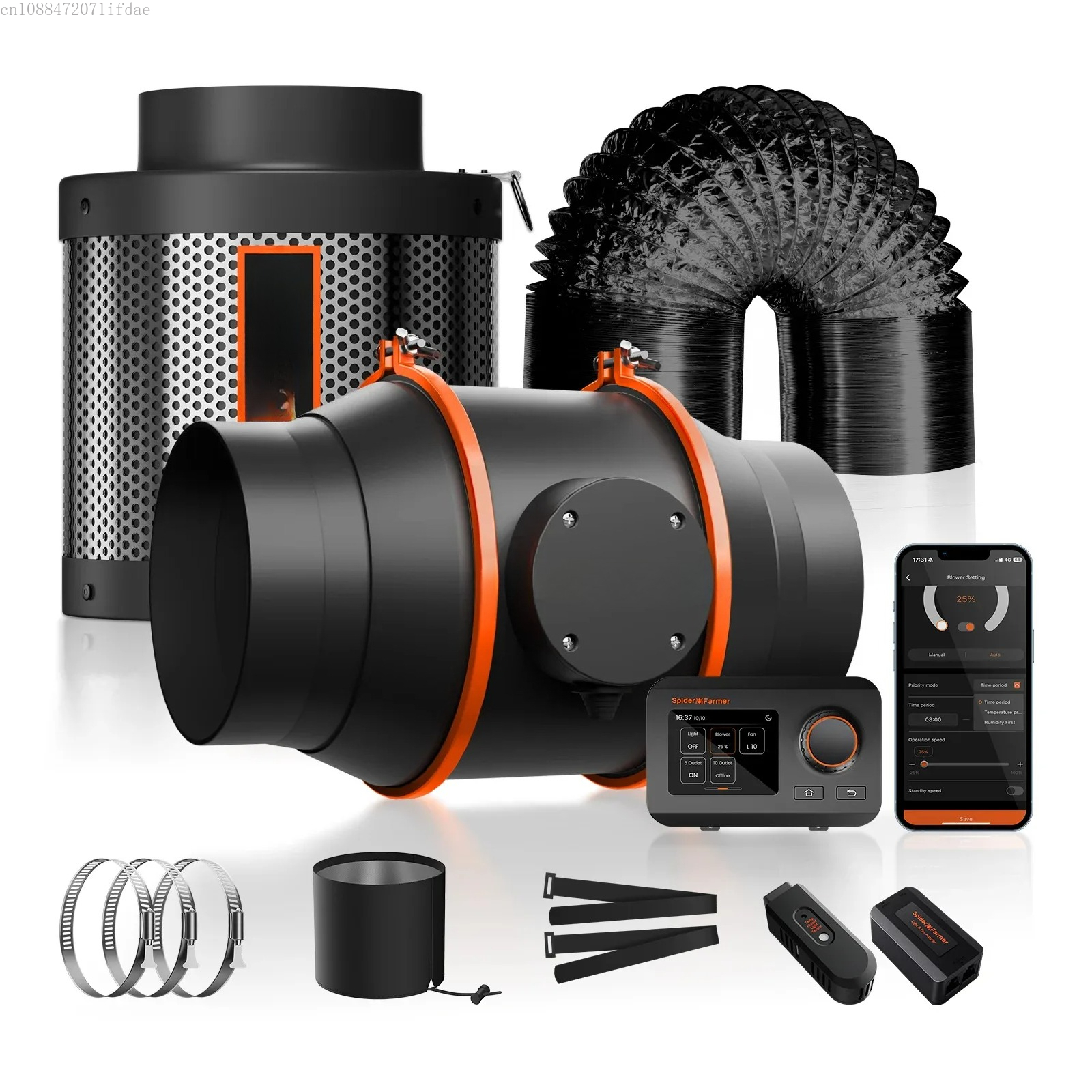 Spider Farmer 6 Inch Carbon Fi - Carbon Filter Inline ulasan dan harga