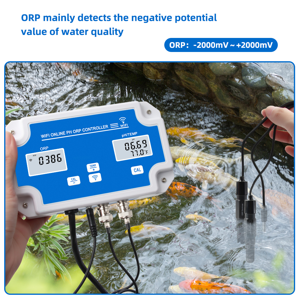 Smart WIFI Online Meter PH ORP - Ph Up Down Solution ulasan dan harga