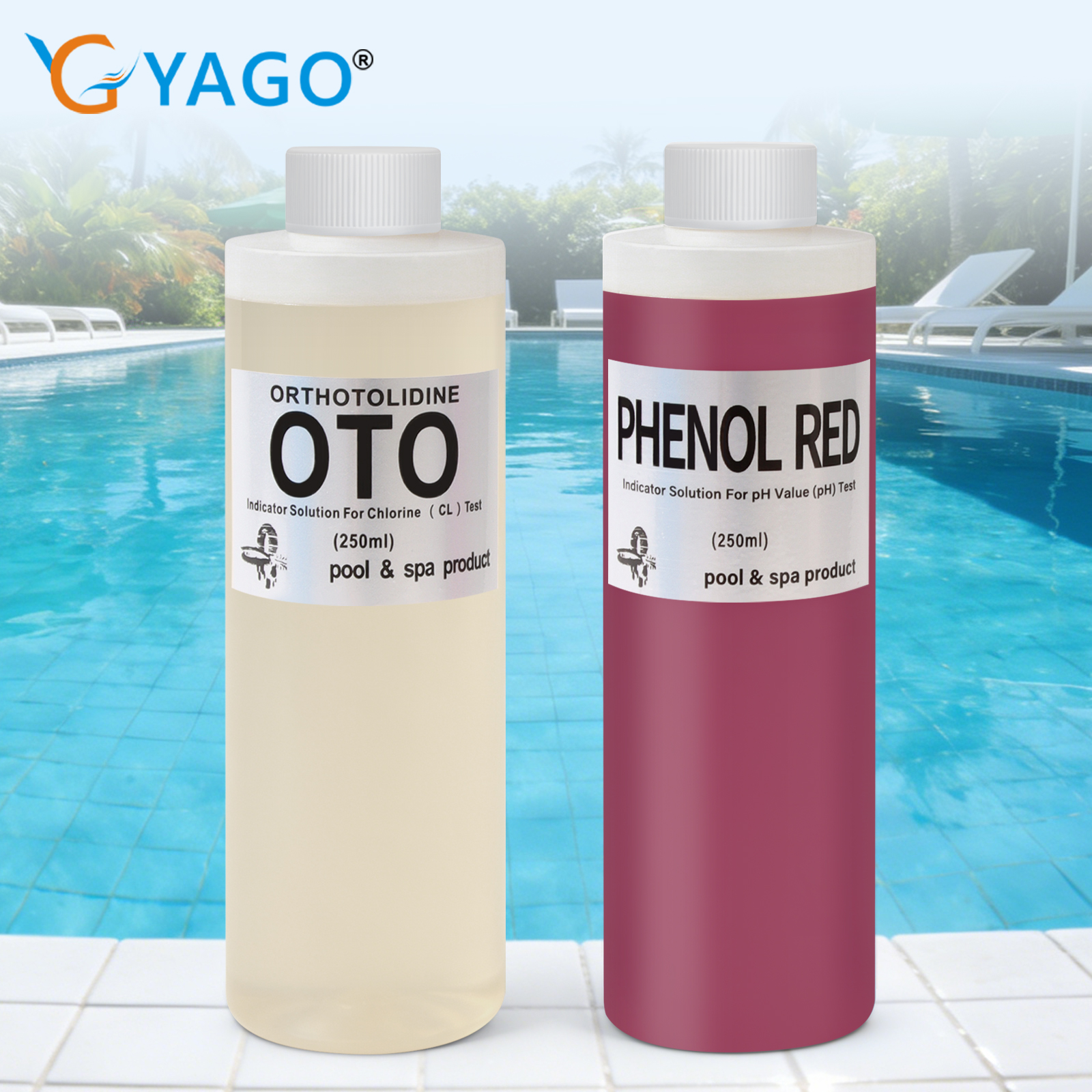 250ml Pool Water Test Kit PH I - Ph Up Down Solution ulasan dan harga