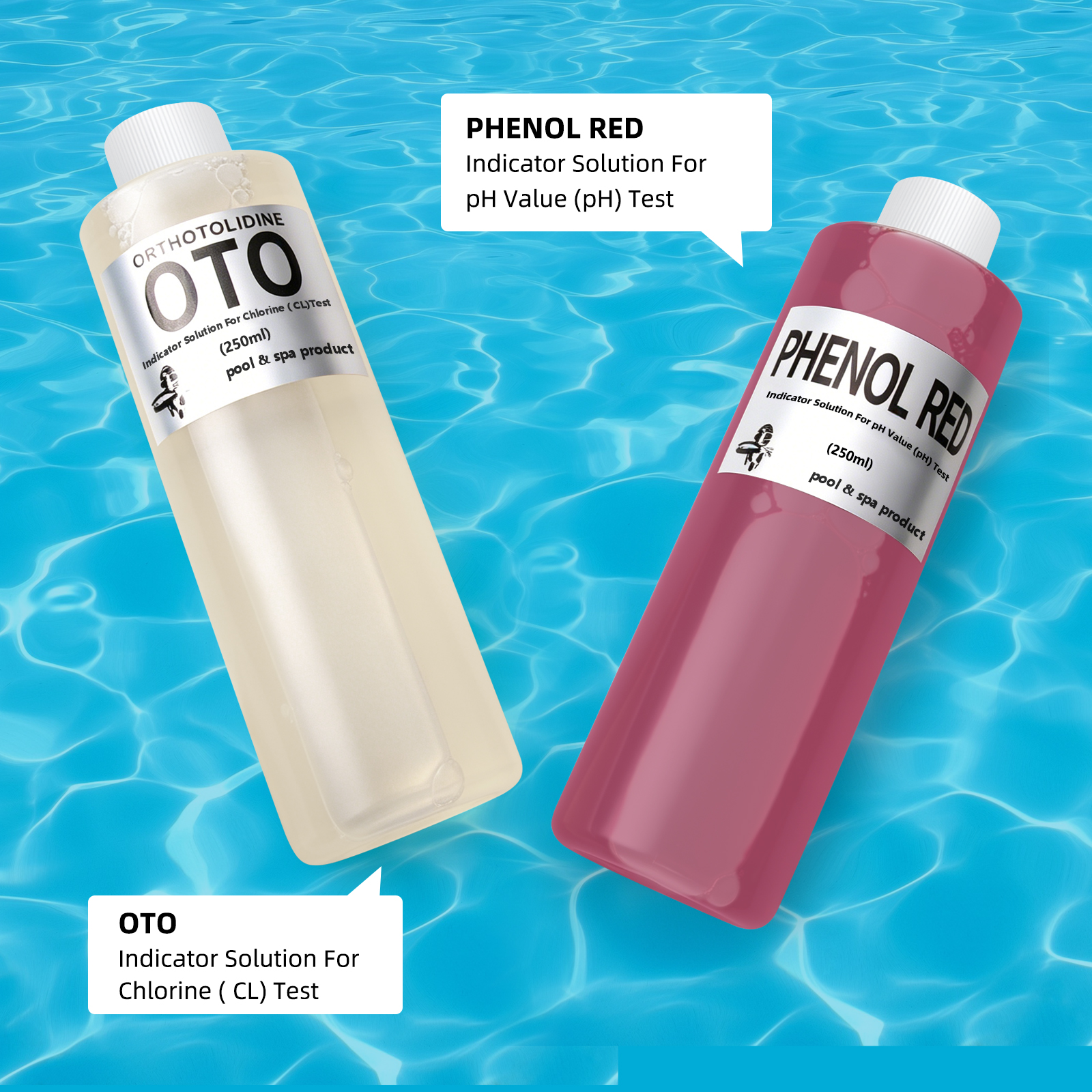 250ml Pool Water Test Kit PH I - Ph Up Down Solution ulasan dan harga