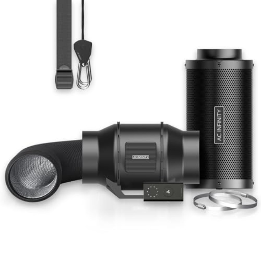 Grow tent air filtration kit:  - Carbon Filter Inline ulasan dan harga