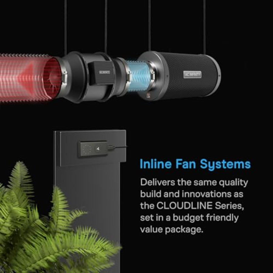 Grow tent air filtration kit:  - Carbon Filter Inline ulasan dan harga