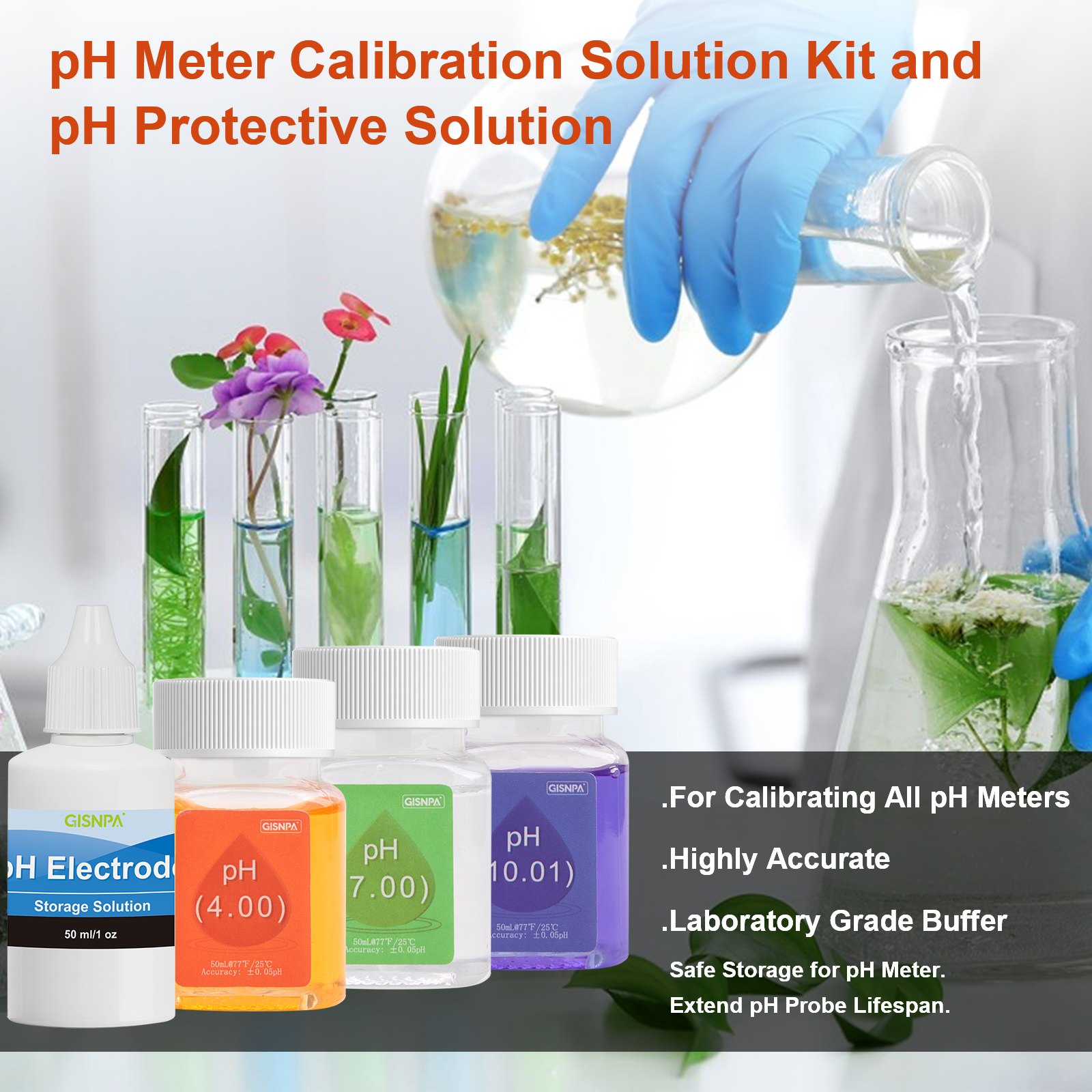 50ML pH Meter Calibration Liqu - Ph Up Down Solution ulasan dan harga