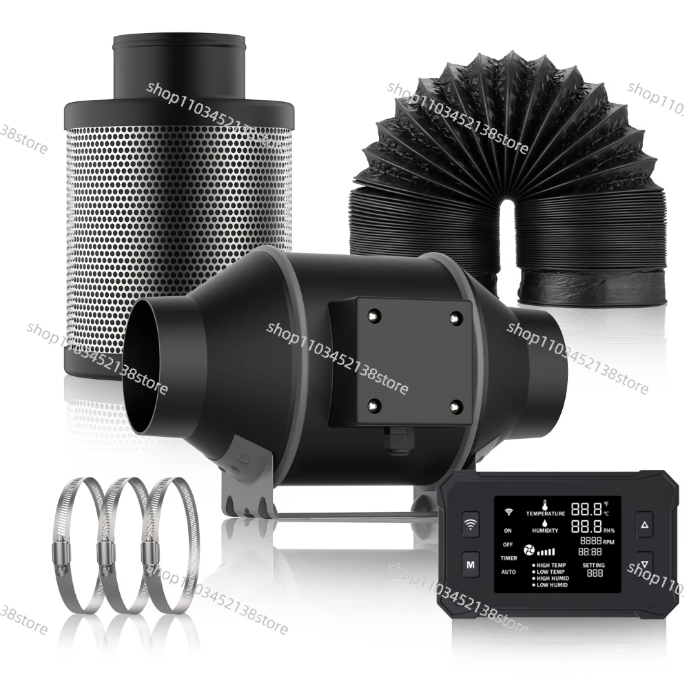 4 Inch Smart Inline Duct Fan w - Carbon Filter Inline ulasan dan harga