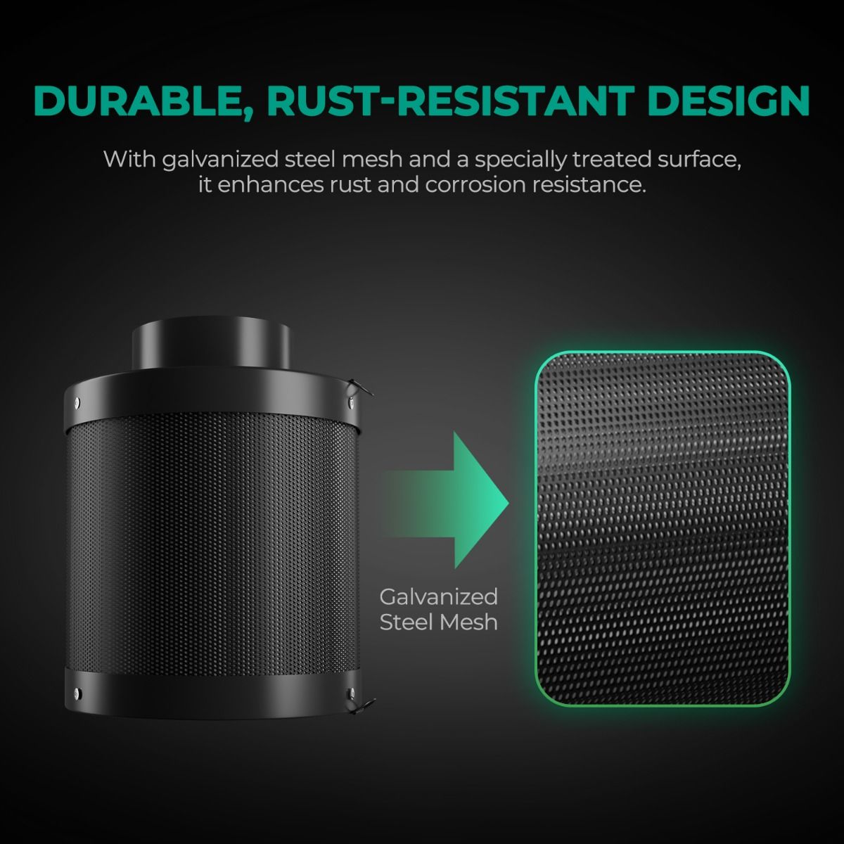 6 Inch Large Refillable Activa - Carbon Filter Inline ulasan dan harga