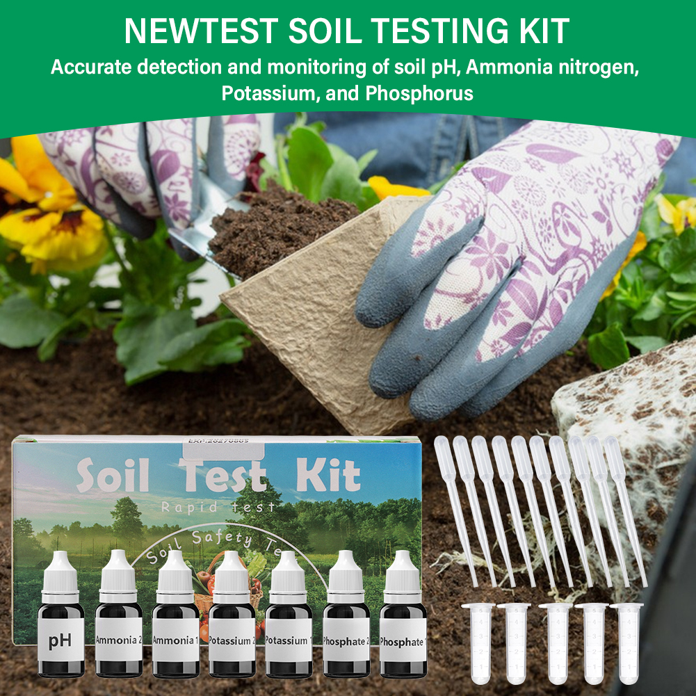 Upgraded 4 in 1 Soil Test Kit  - Ph Up Down Solution ulasan dan harga